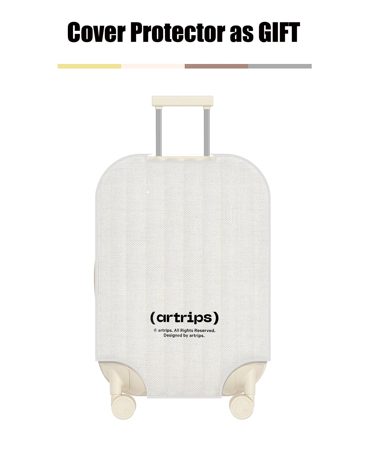 حقيبة سفر 20 بوصة/24 بوصة/28 بوصة، تصميم على شكل خبز