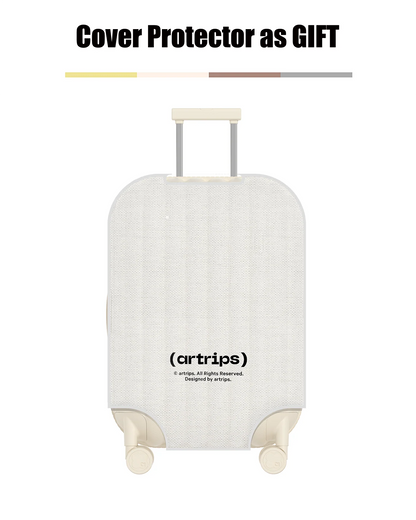 حقيبة سفر 20 بوصة/24 بوصة/28 بوصة، تصميم على شكل خبز