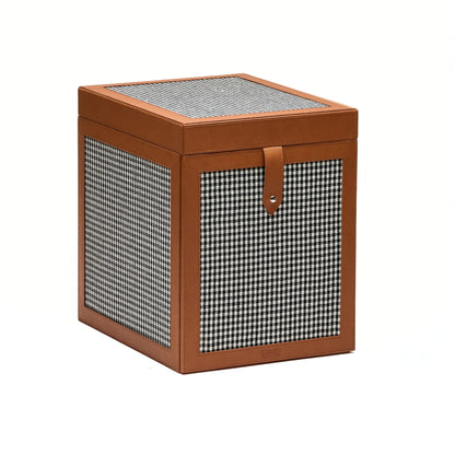 آلة القهوة الفاخرة بعلبة جلدية خاصة