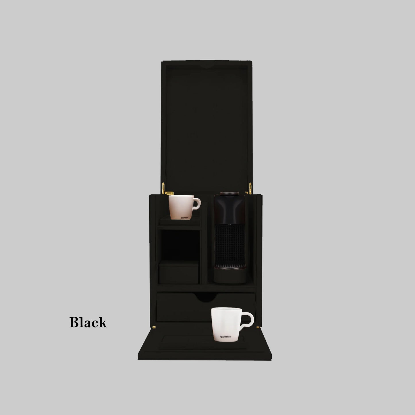 آلة القهوة الفاخرة بعلبة جلدية خاصة