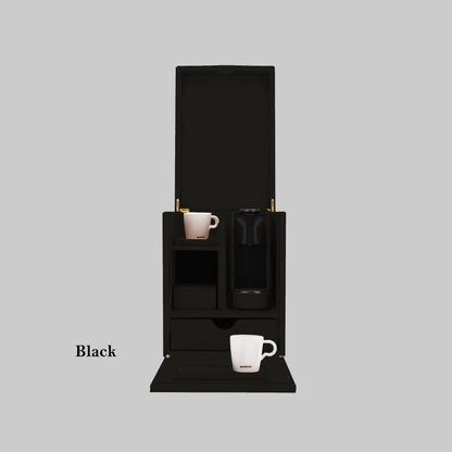 آلة القهوة الفاخرة بعلبة جلدية خاصة