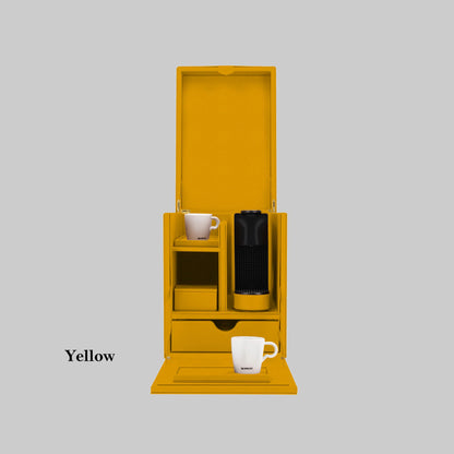 آلة القهوة الفاخرة بعلبة جلدية خاصة