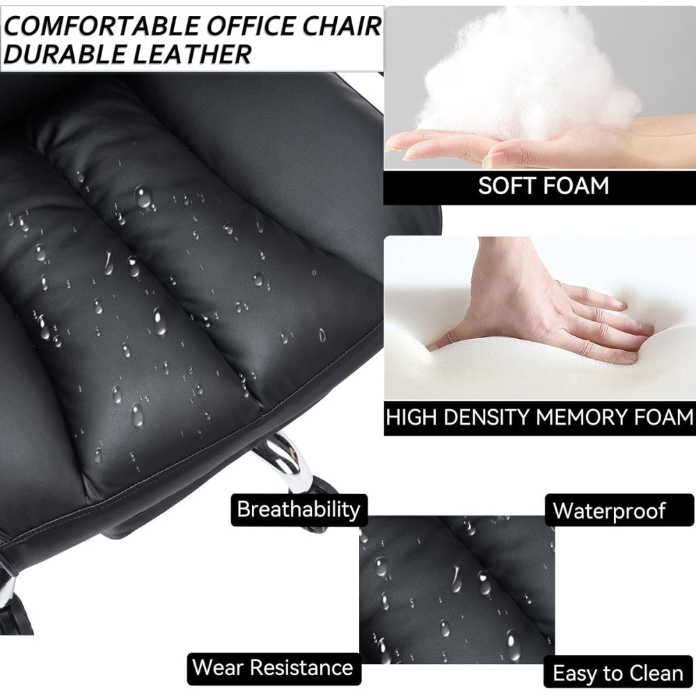 كرسي فاخر مريح من الجلد الصناعي للمكتب والألعاب