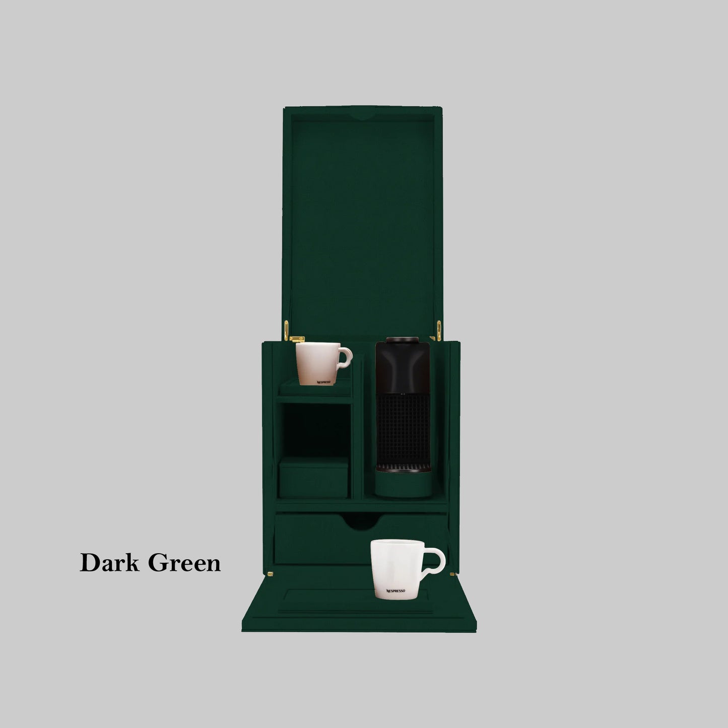 آلة القهوة الفاخرة بعلبة جلدية خاصة