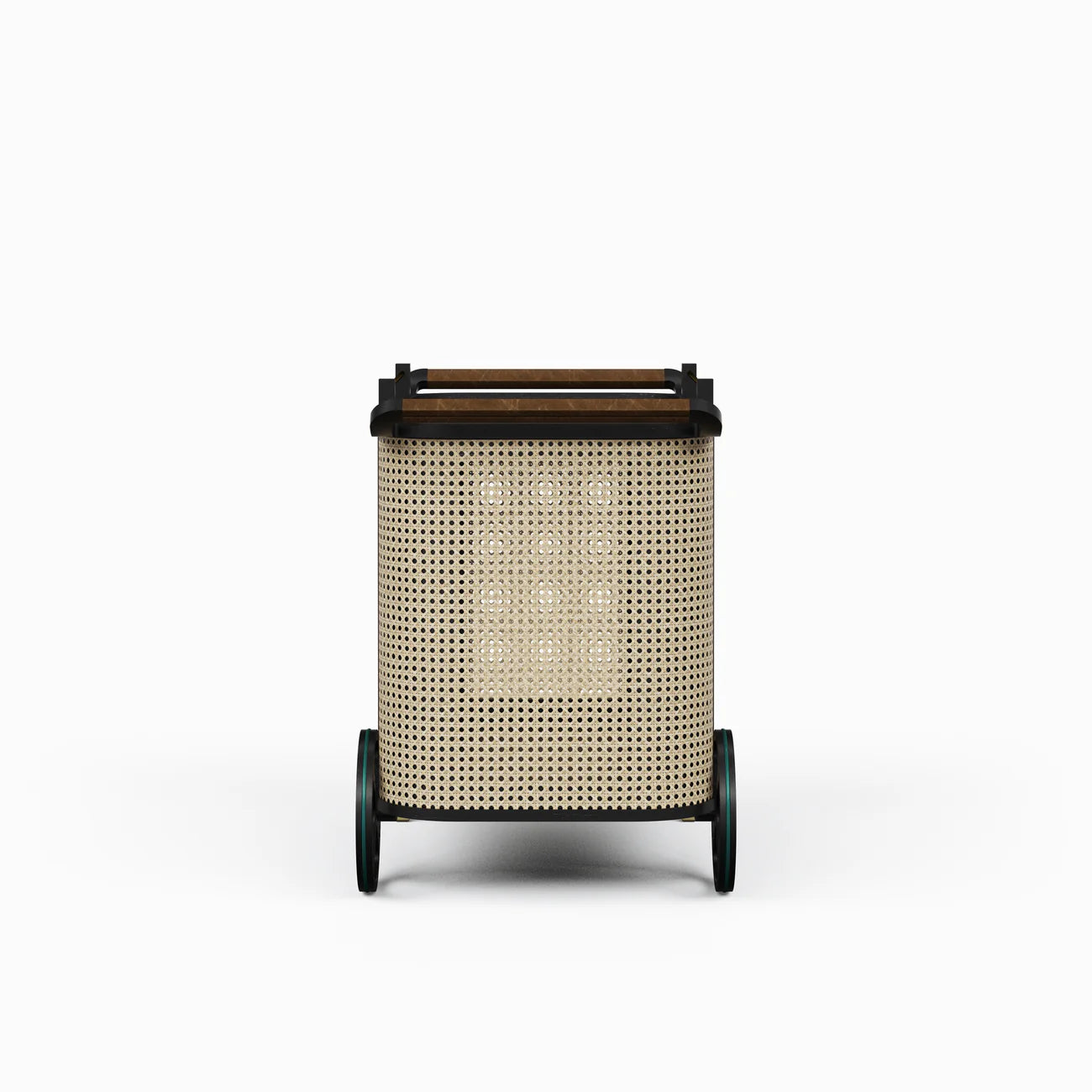 Yuma Natural Rattan Bar Cart