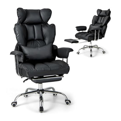 كرسي فاخر مريح من الجلد الصناعي للمكتب والألعاب